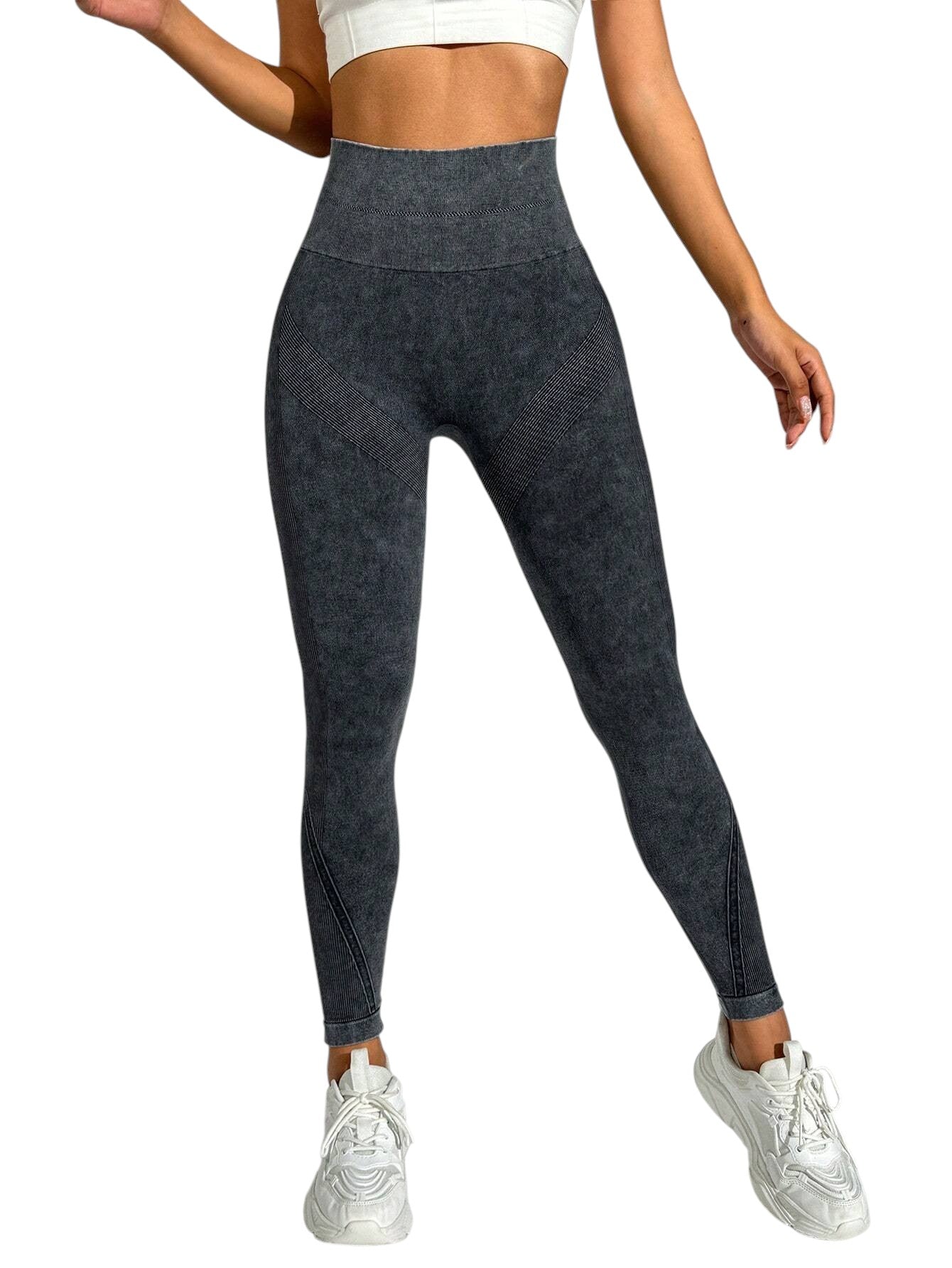 SHE szürke magas derekú sport leggings