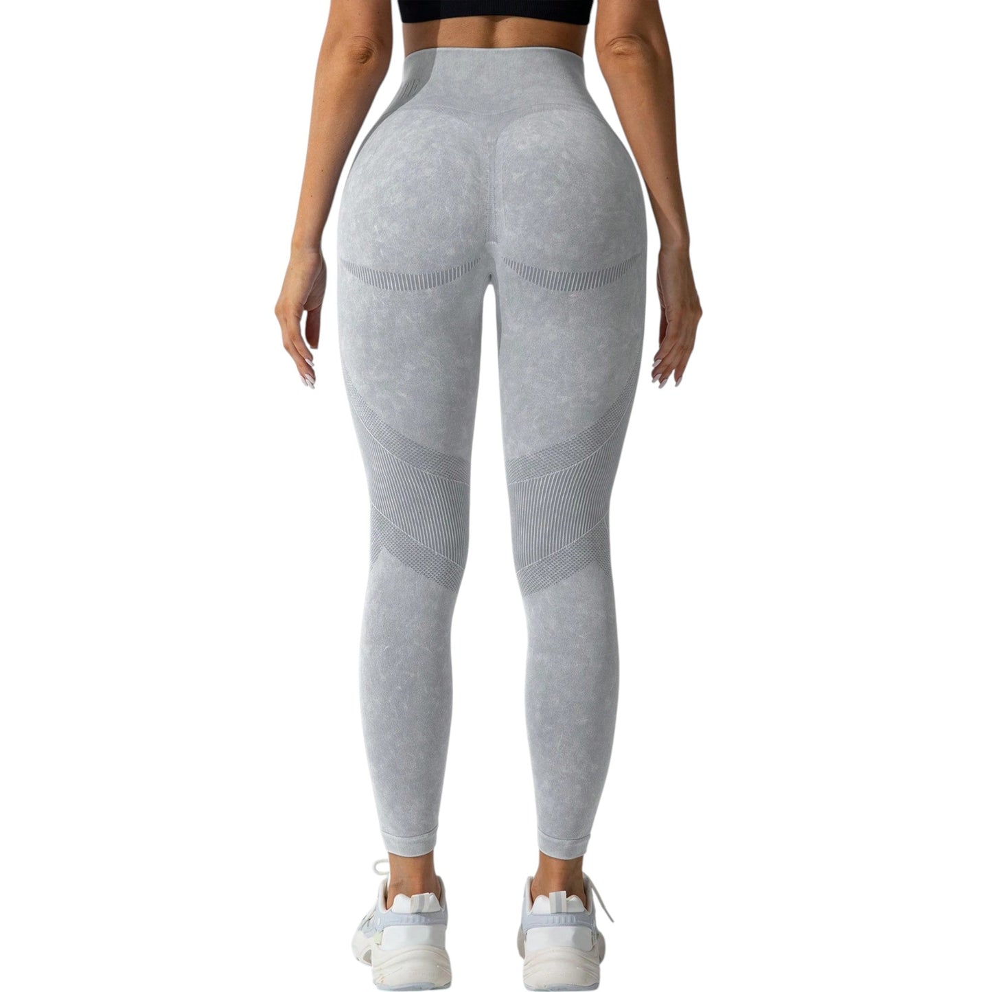 SHE szürke melírozott varrás nélküli leggings