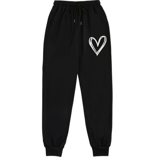 SHE fekete jogging nadrág