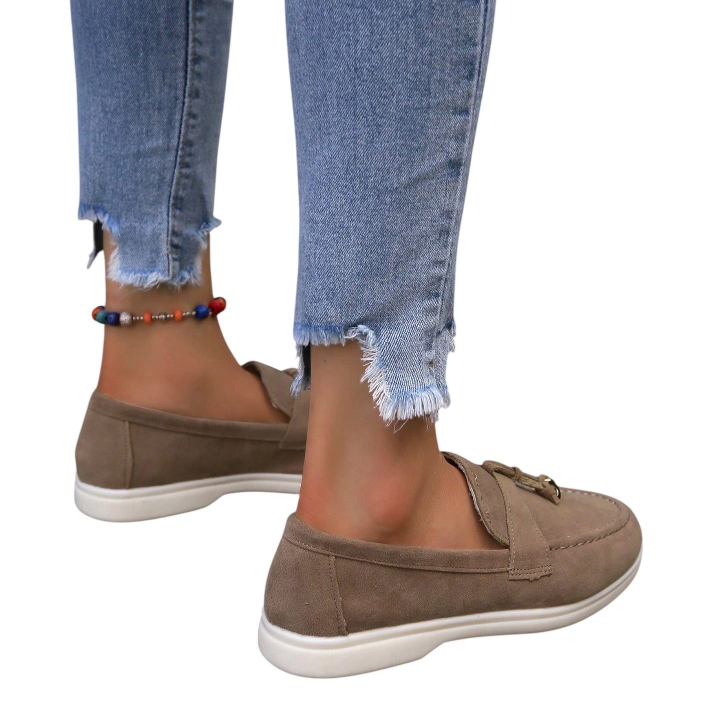 SHE barna bebújós loafer
