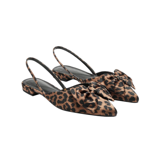 SHE leopárd slingback cipő