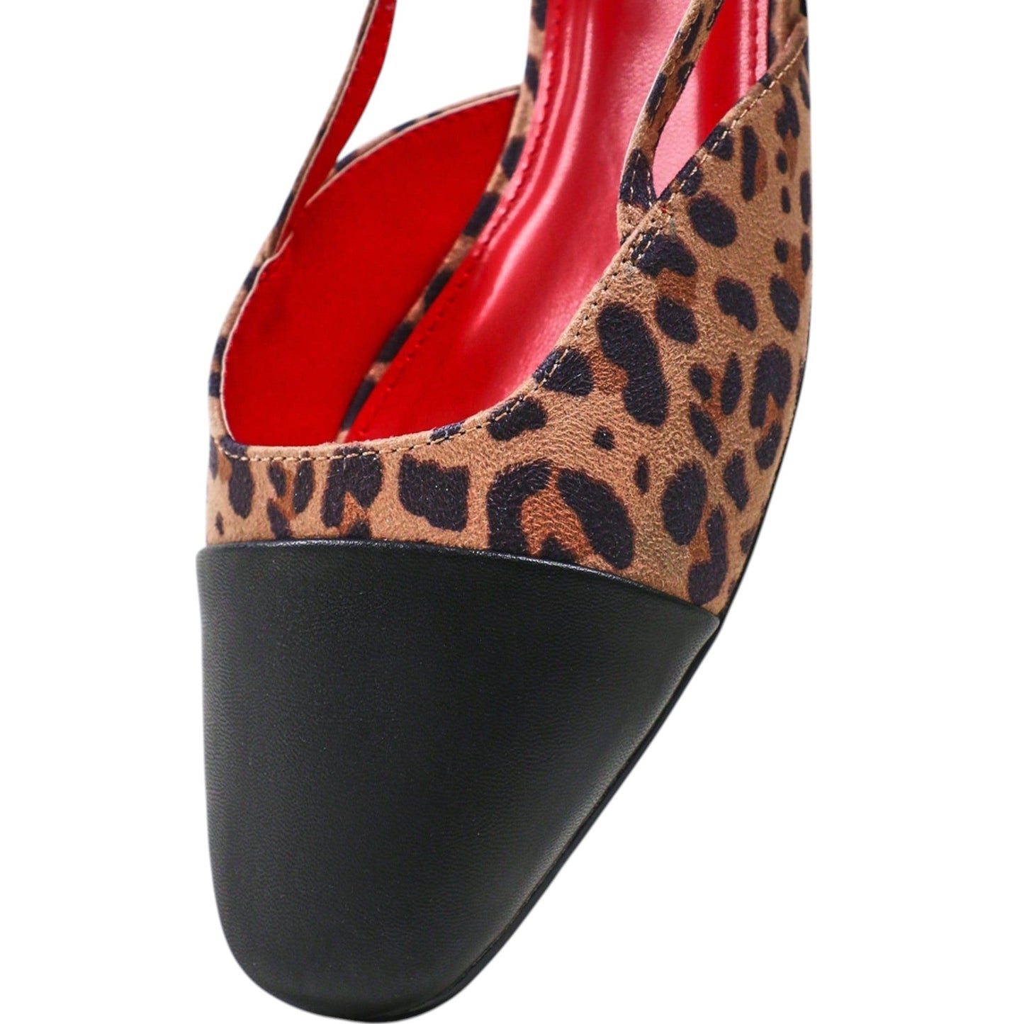 SHE leopárd mintás balerina cipő