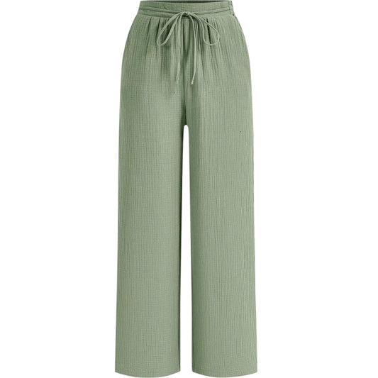 SHE zöld vászon nadrág