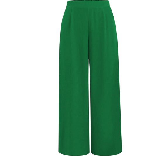 SHE zöld széles szárú nadrág