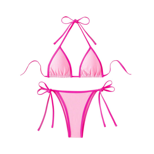 SHE rózsaszín bikini szett