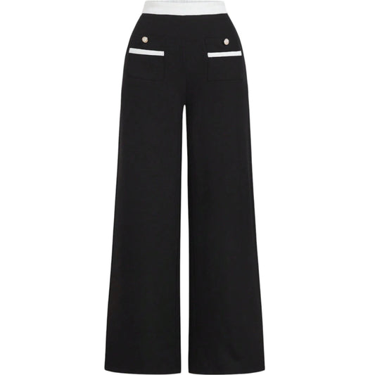 SHE fekete gombos nadrág