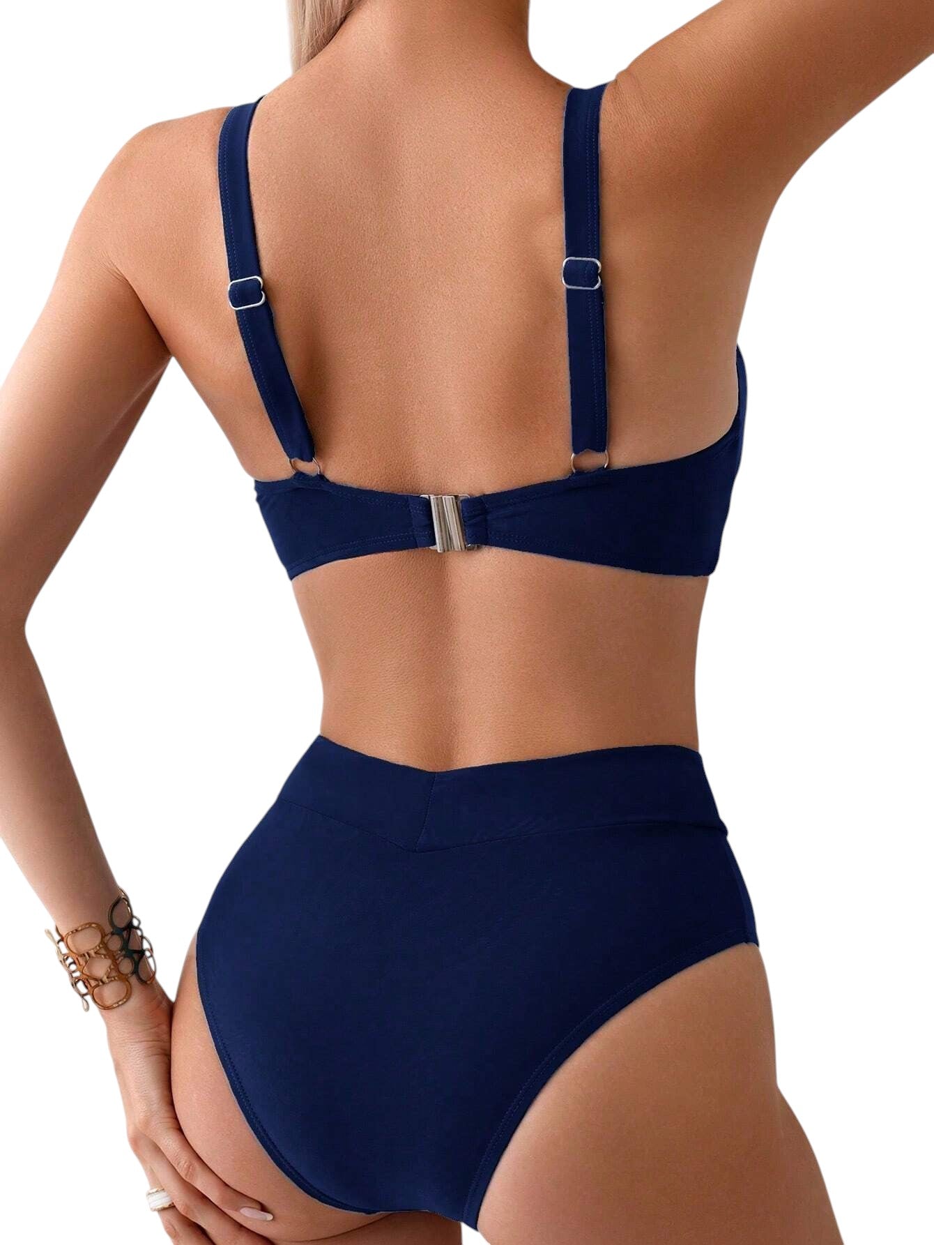 SHE sötétkék sportos bikini szett