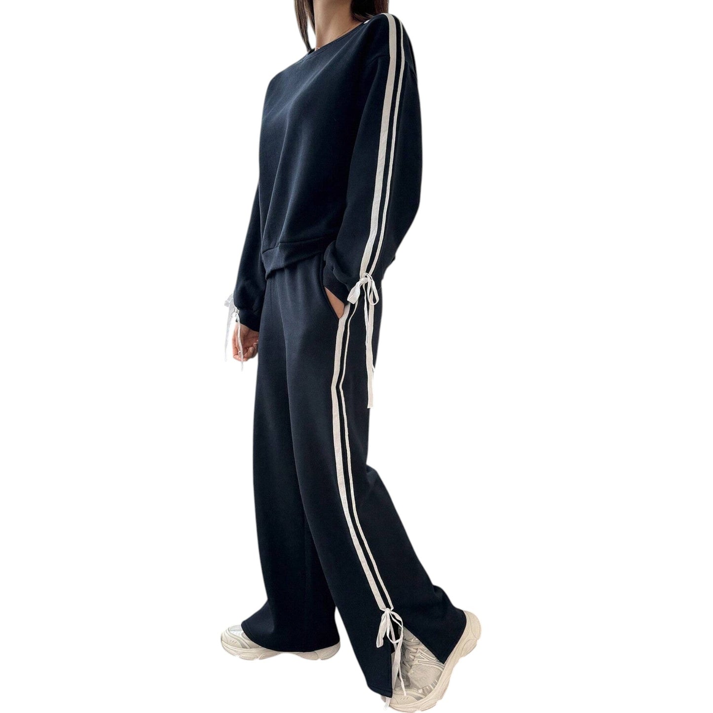 SHE kék csíkos melegítő szett