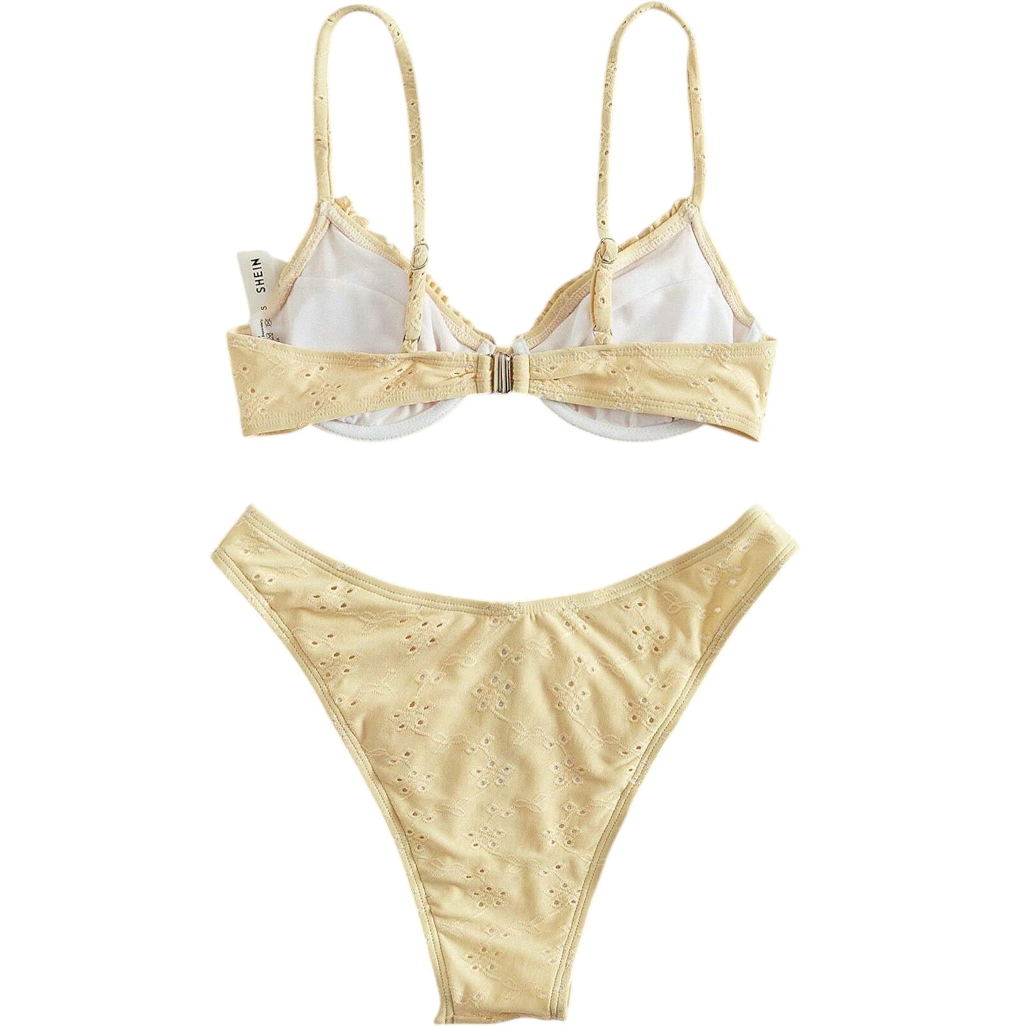 SHE sárga fodros bikini