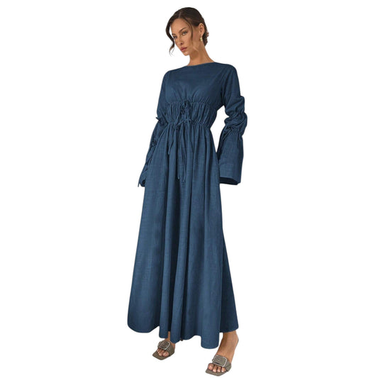 SHE kék bő szabású maxi ruha