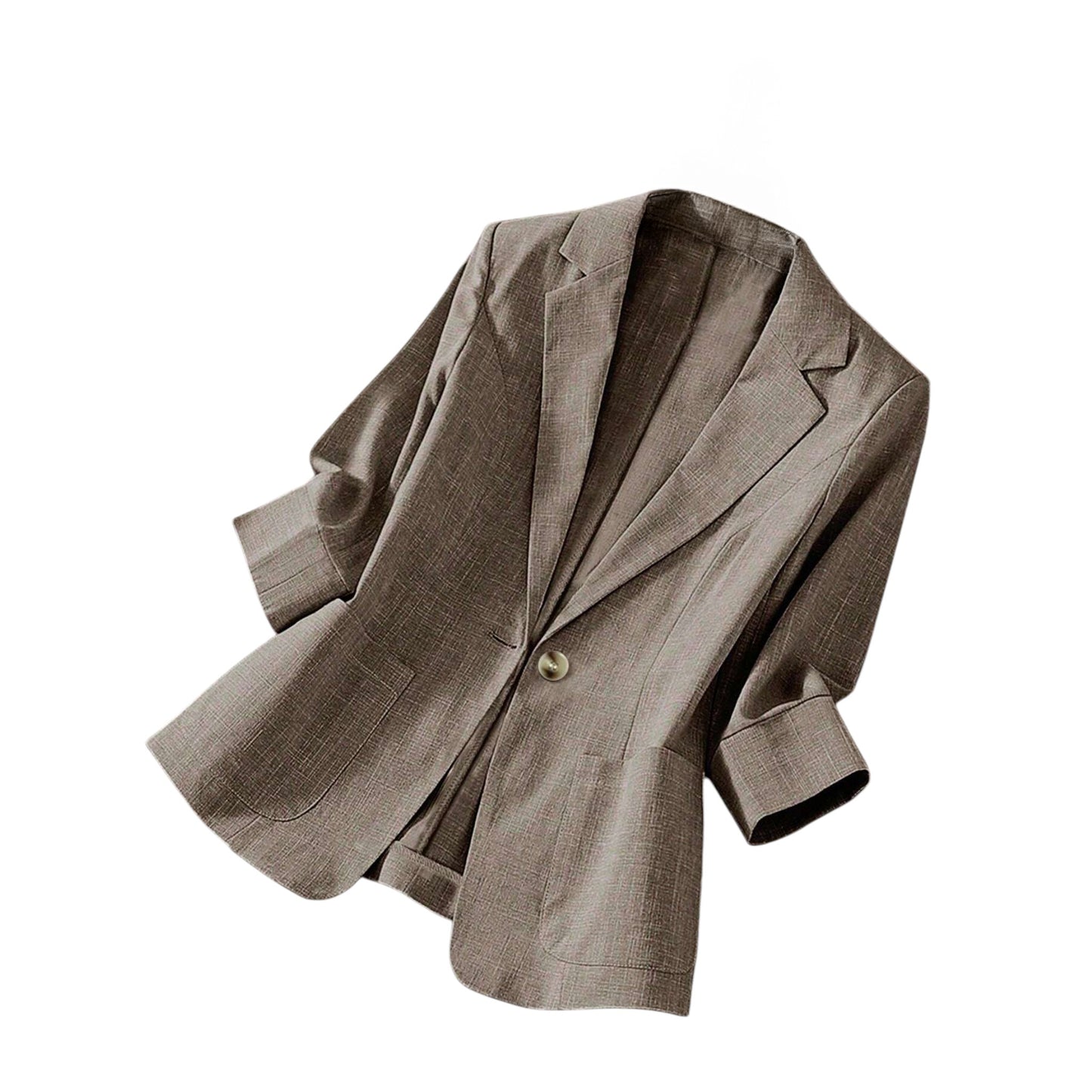 SHE szürke egy gombos blézer