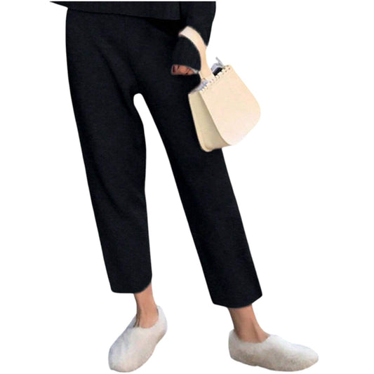 SHE fekete bokaszárú nadrág