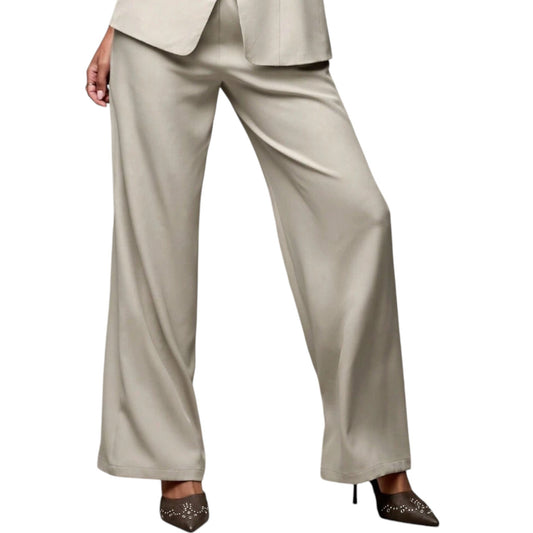 SHE bézs bő szárú nadrág