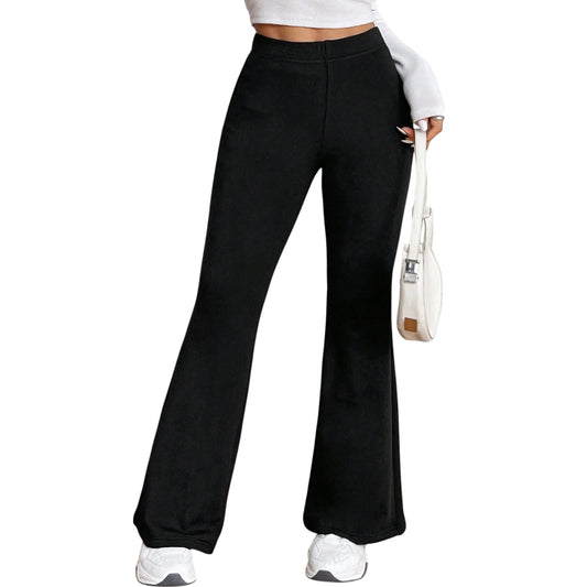 SHE fekete trapéz nadrág