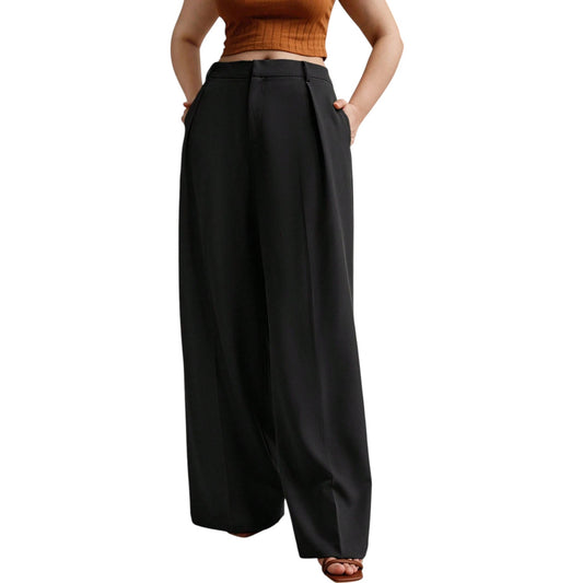 SHE fekete magas derekú nadrág