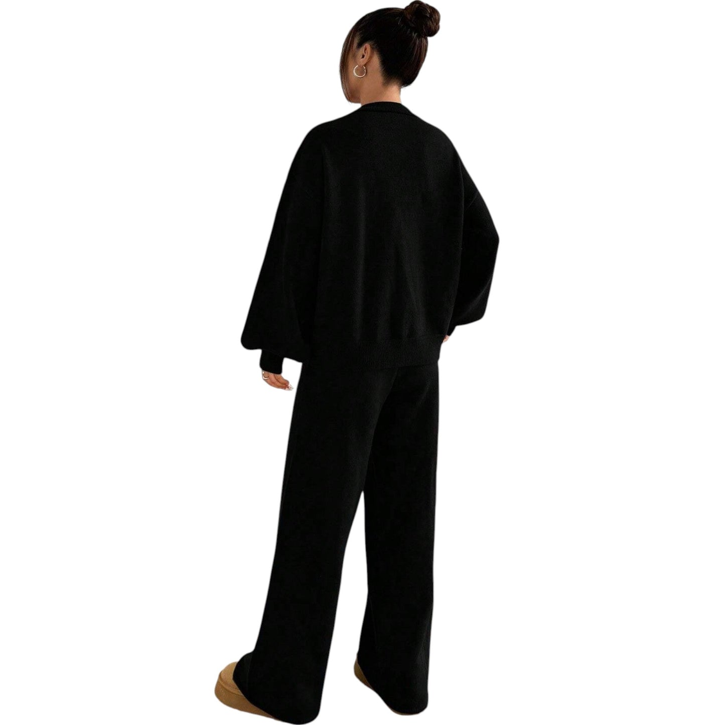 SHE fekete kötött szett