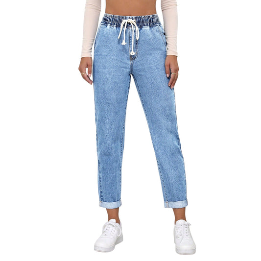 SHE világoskék magas derekú farmer nadrág