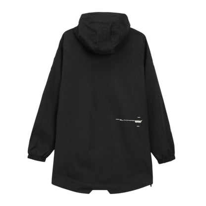 CROPP fekete kapucnis parka