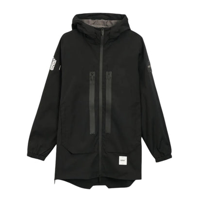 CROPP fekete kapucnis parka