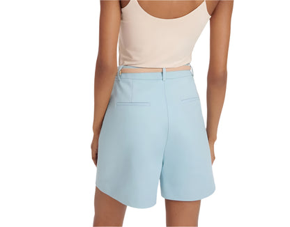 RESERVED világoskék elegáns short övvel
