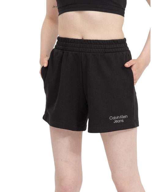 CALVIN KLEIN fekete melegítő rövidnadrág