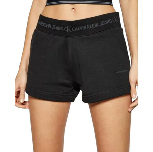 CALVIN KLEIN fekete melegítő rövidnadrág