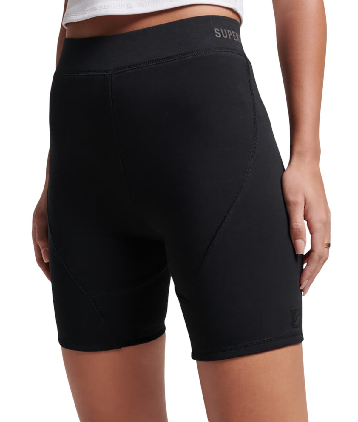 SUPERDRY fekete biciklis nadrág