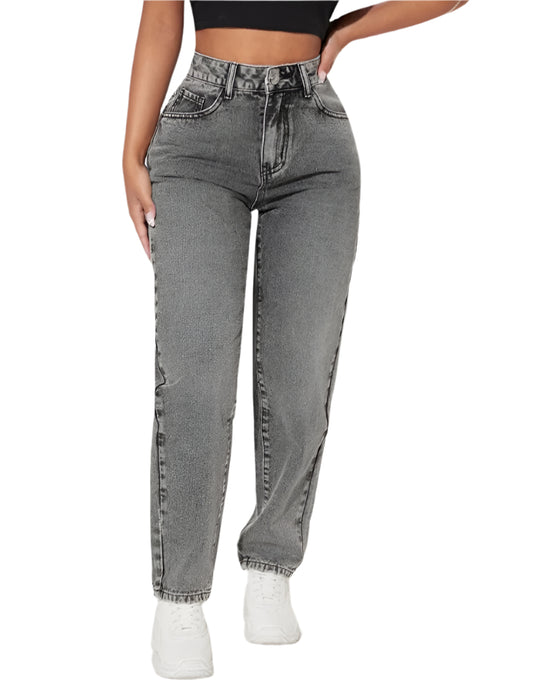 SHE szürke mom fit farmer