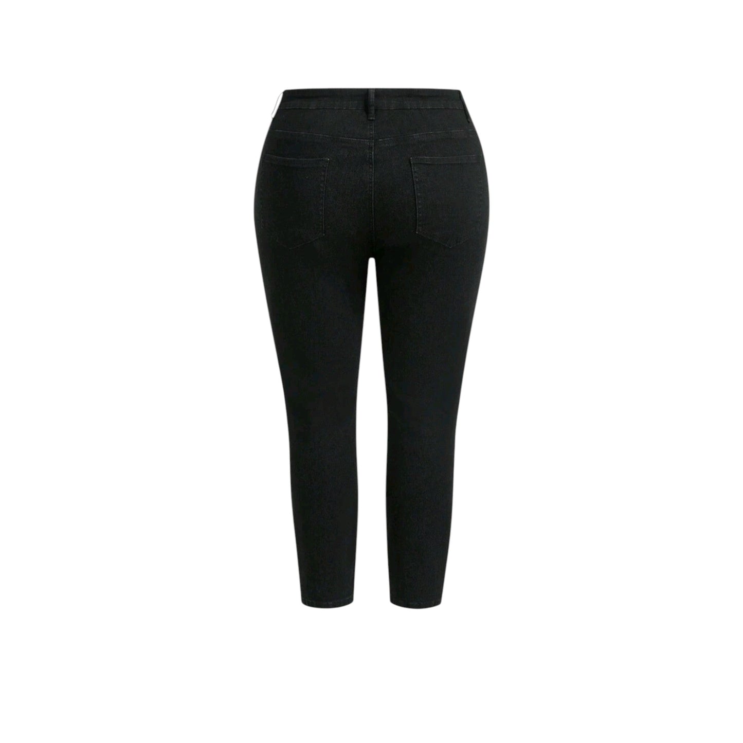 SHE fekete magas derekú skinny farmer