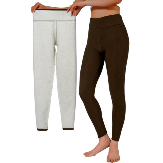 SHE barna bélelt leggings