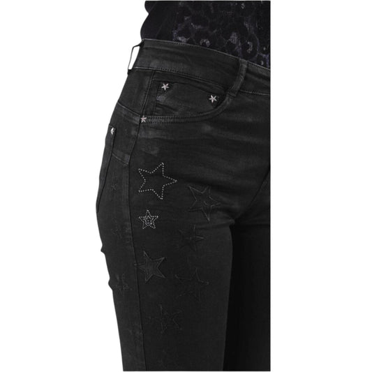 DESIGUAL fekete slim fit farmer nadrág