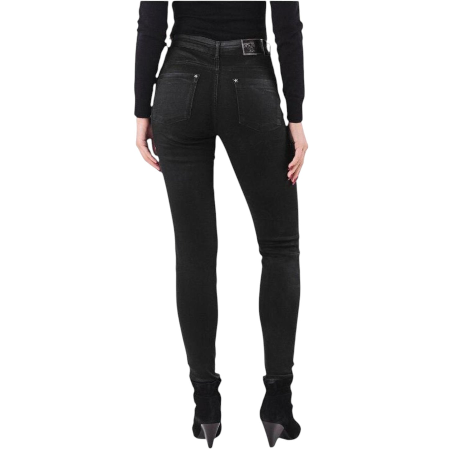 DESIGUAL fekete slim fit farmer nadrág