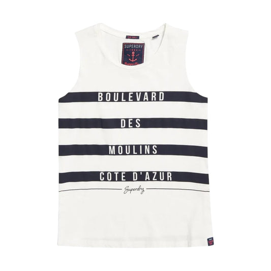 SUPERDRY fehér csíkos trikó