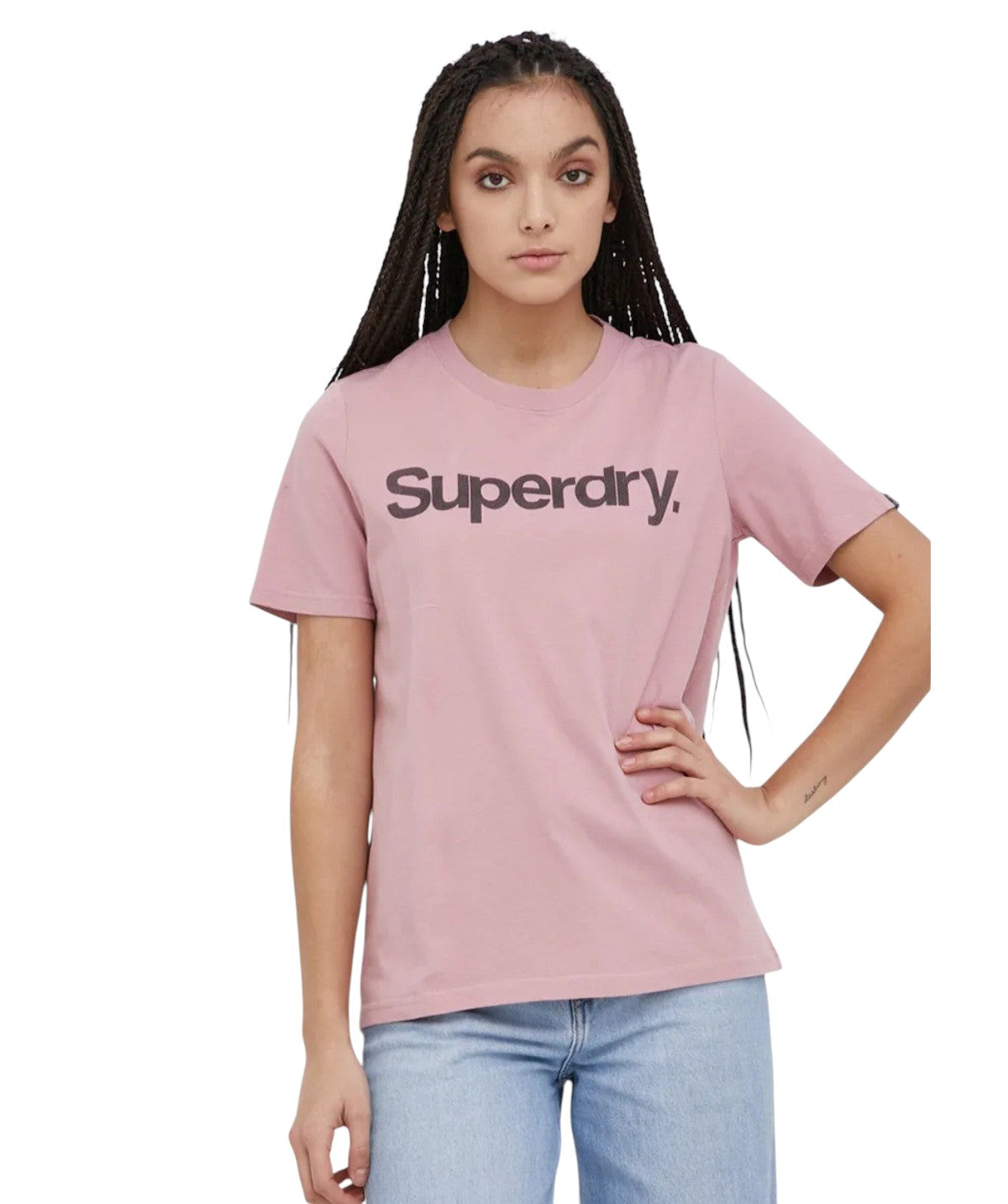 SUPERDRY rózsaszís póló