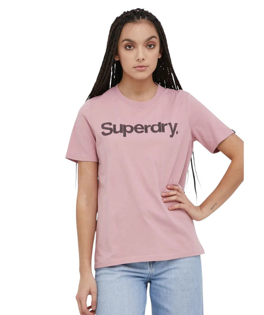 SUPERDRY rózsaszís póló