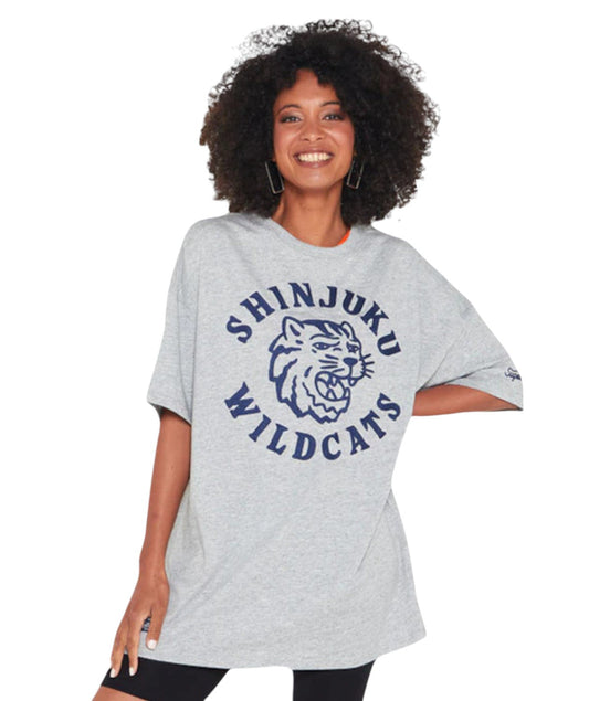SUPERDRY szürke melírozott oversized póló
