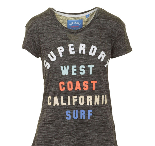 SUPERDRY sötétszürke póló