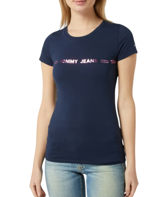 TOMMY JEANS sötétkék póló