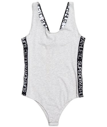 SUPERDRY szürke pántos body