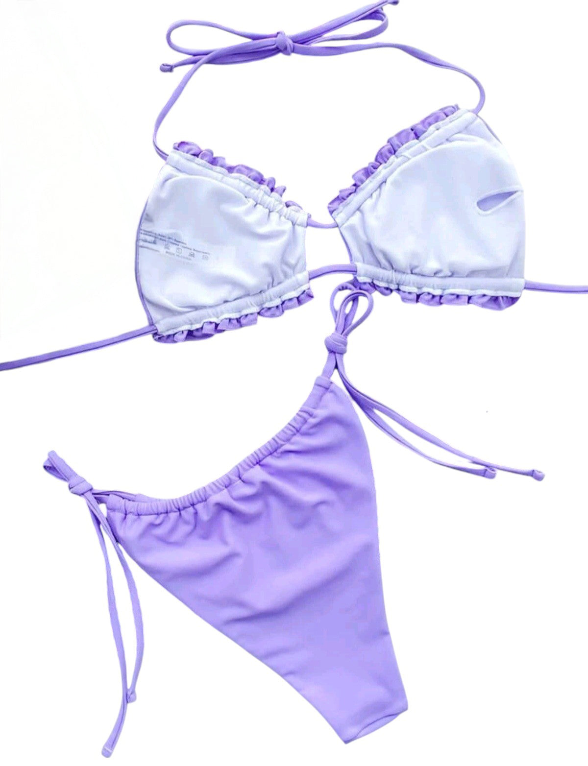 SHE lila fodros kétrészes bikini
