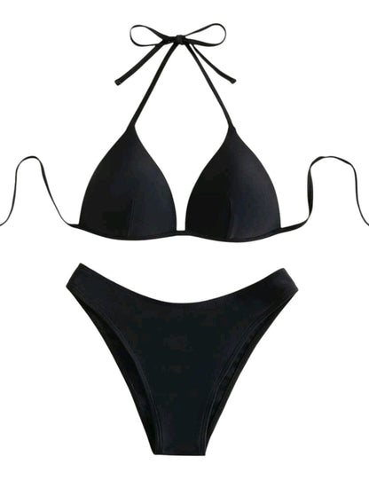 SHE fekete háromszög bikini szett