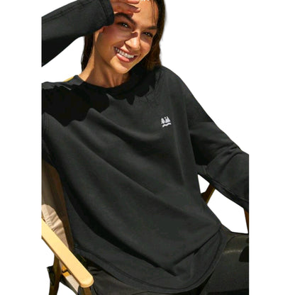 SHE fekete oversize pulóver