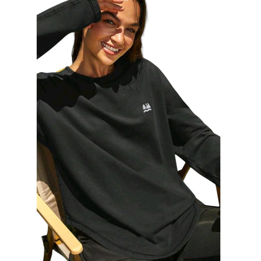 SHE fekete oversize pulóver