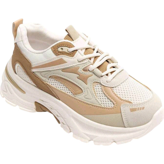 SHE bézs sportcipő