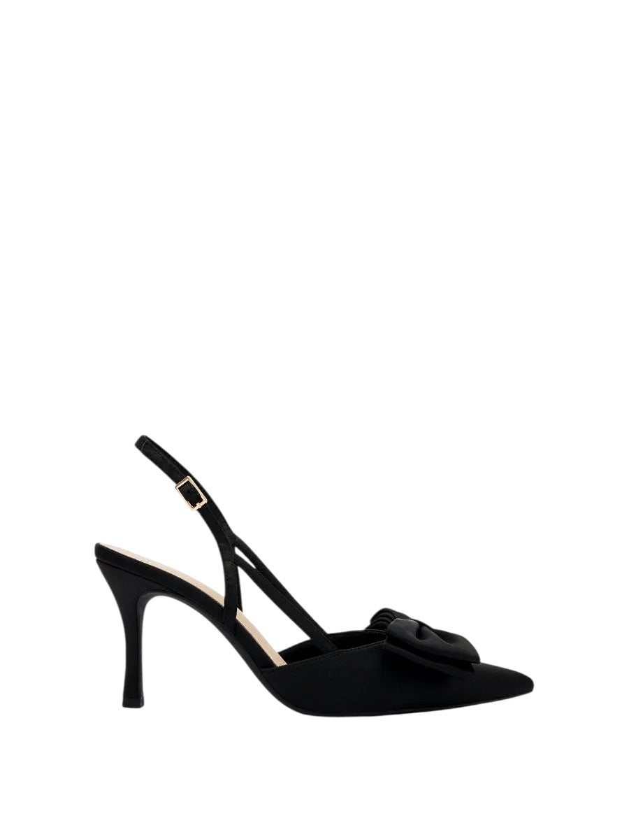 MOHITO SHE fekete masnis slingback körömcipő
