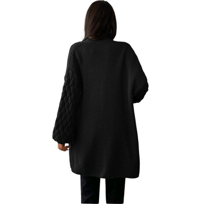 SHE fekete kötött oversize kardigán