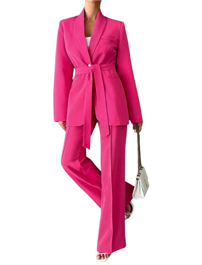 SHE pink elegáns blézer és nadrág szett