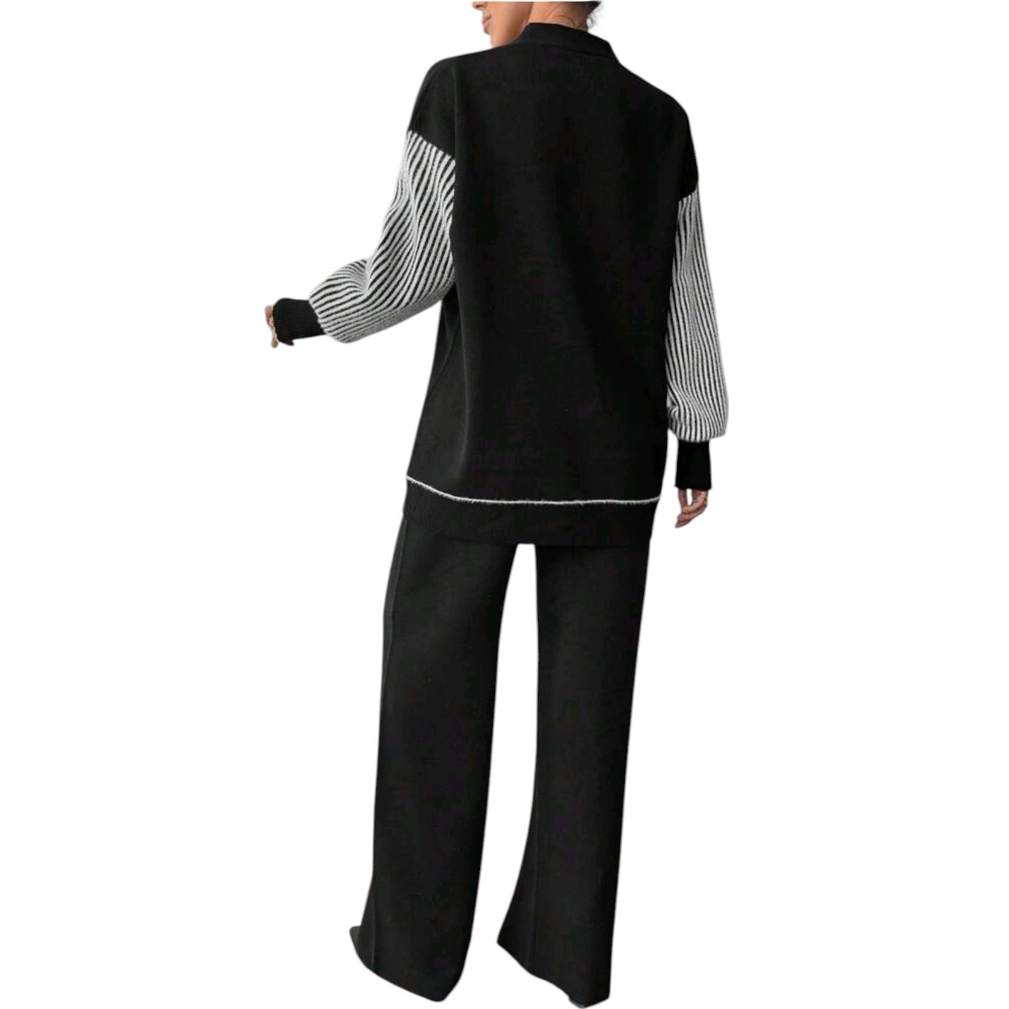 SHE fekete csíkos szett