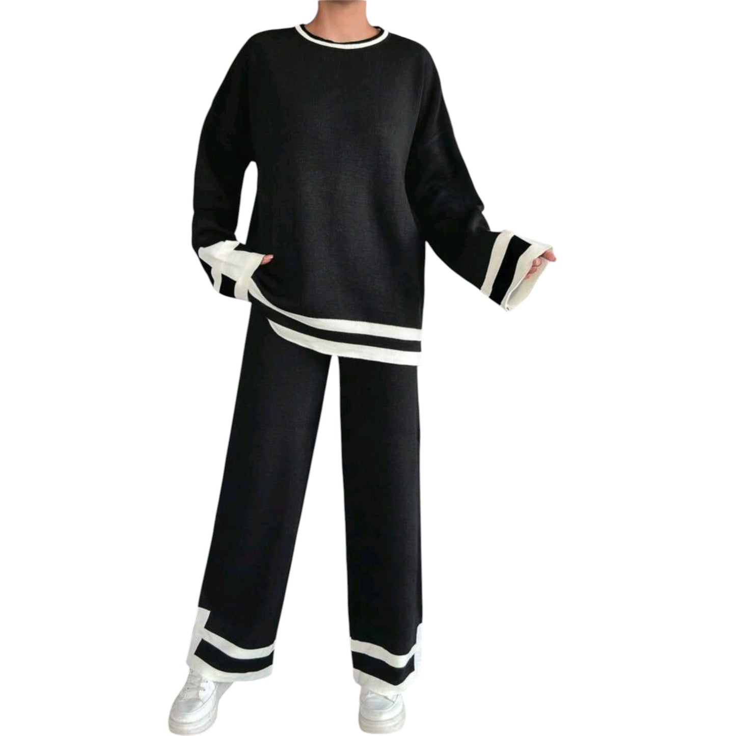 SHE fekete kötött szett