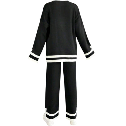 SHE fekete kötött szett